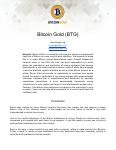 Whitepaper di Bitcoin Gold