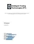 Intelligent Trading Tech Whitepaper