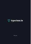 Typerium Whitepaper