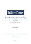 Whitepaper de UltraNote
