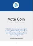 VoteCoin Whitepaper